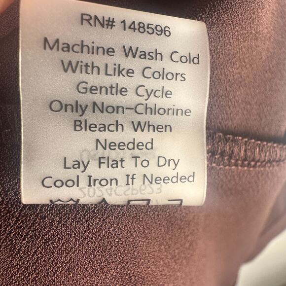 NWT Universal Standard Raisin Brown, Size 22-24 (Large), Tie-Front Button Up Top - Picture 6 of 10